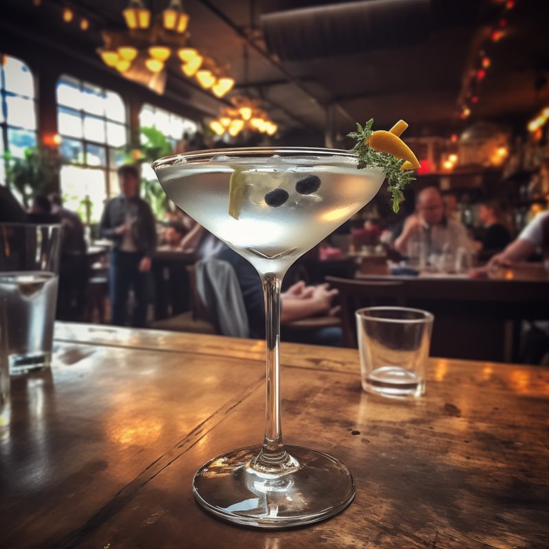 Classic Gin Martini made with Gallon House Gin