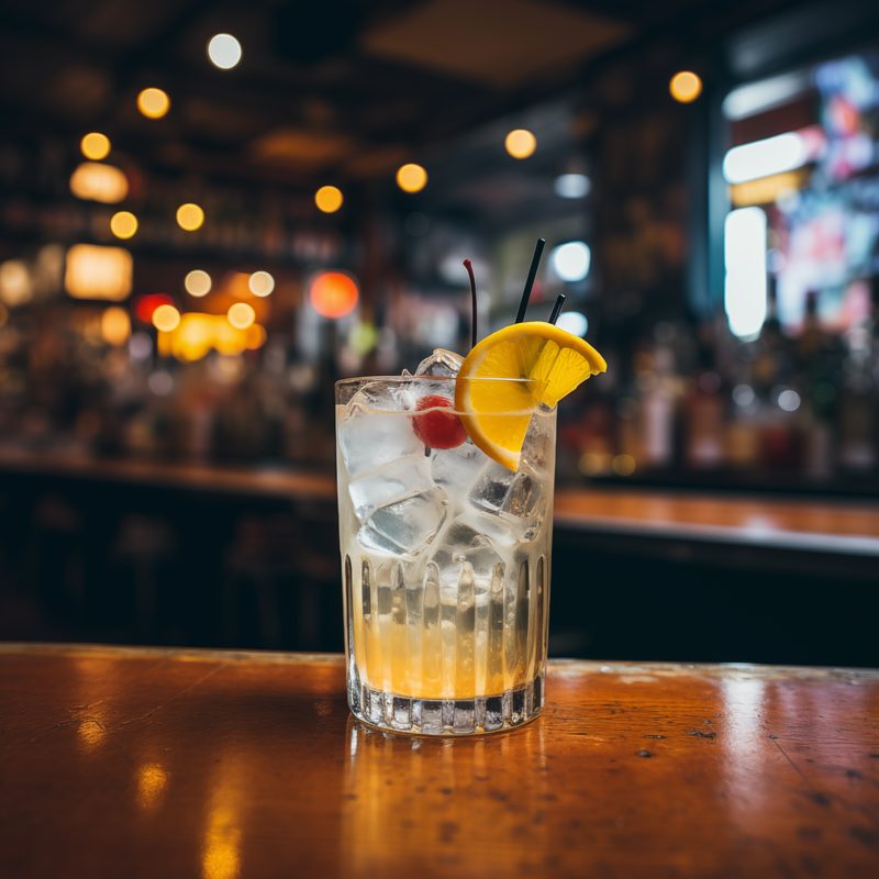 Tom Collins made with Gallon House Gin